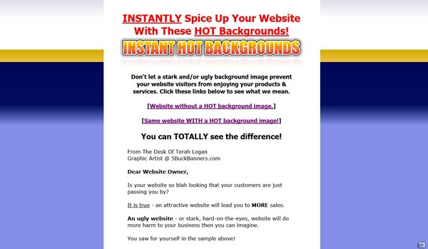 Product picture Instant HOT Backgrounds - New Release